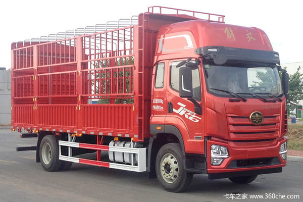 解放 JK6 240马力 4X2 6.8米仓栅式载货车(高顶)(CA5180CCYP28K62L2E6A80)