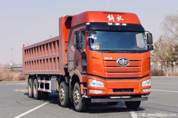 一汽解放 新J6P 领航版 560马力 8X4 9.1米自卸车(CA3310P66K24L7T4AE6)