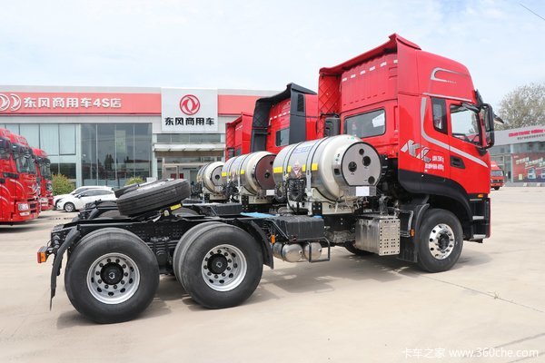 东风商用车 天龙KL重卡 520马力 6X4 LNG牵引车