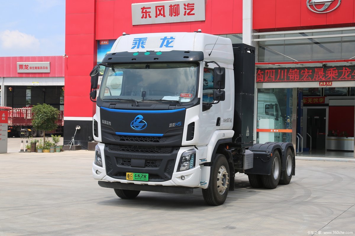 东风柳汽 乘龙H5重卡 6X4 换电式纯电动牵引车