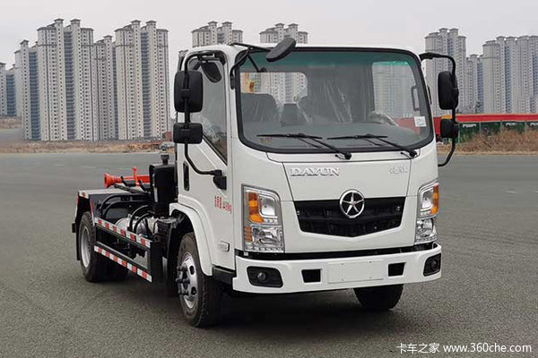 大运 锐胜 150马力 4X2 单排车厢可卸式垃圾车(DYQ5041ZXXD6AB)