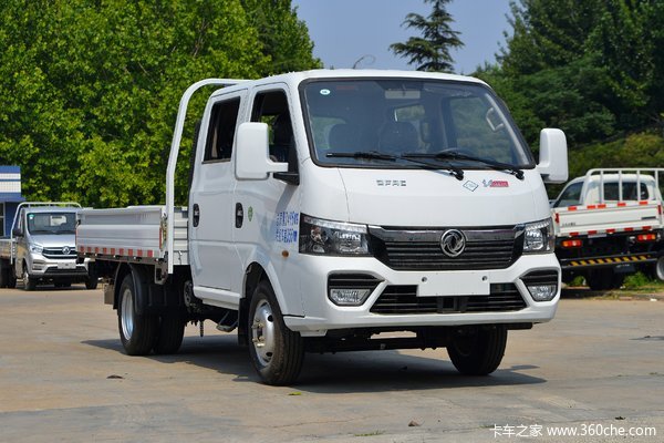 东风途逸 T5 年度款 标准版 1.6L 105马力 CNG 3.03米双排栏板小卡(国六)(EQ1031D16NC)