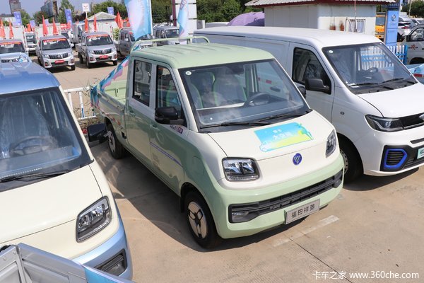 福田 祥菱Q 3T 2.14米双排纯电动栏板微卡(BJ1030EVAA73)41.86kWh