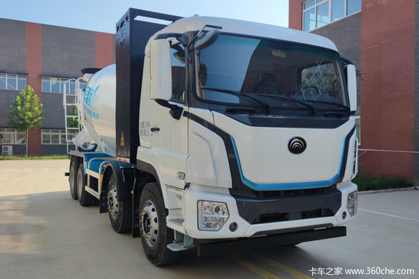 宇通重卡 换电版 8X4 7.09方纯电动混凝土搅拌车(ZKH5312GJBP6BEV5)350kWh