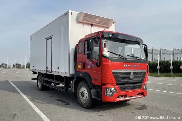 中国重汽HOWO G5X 245马力 4X2 6.8米冷藏车(国六)(ZZ5187XLCK561DF1)