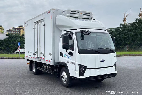 开瑞 零米 4.5T 4.08米单排纯电动冷藏车(SQR5040XLCBEVH75)100.46kWh