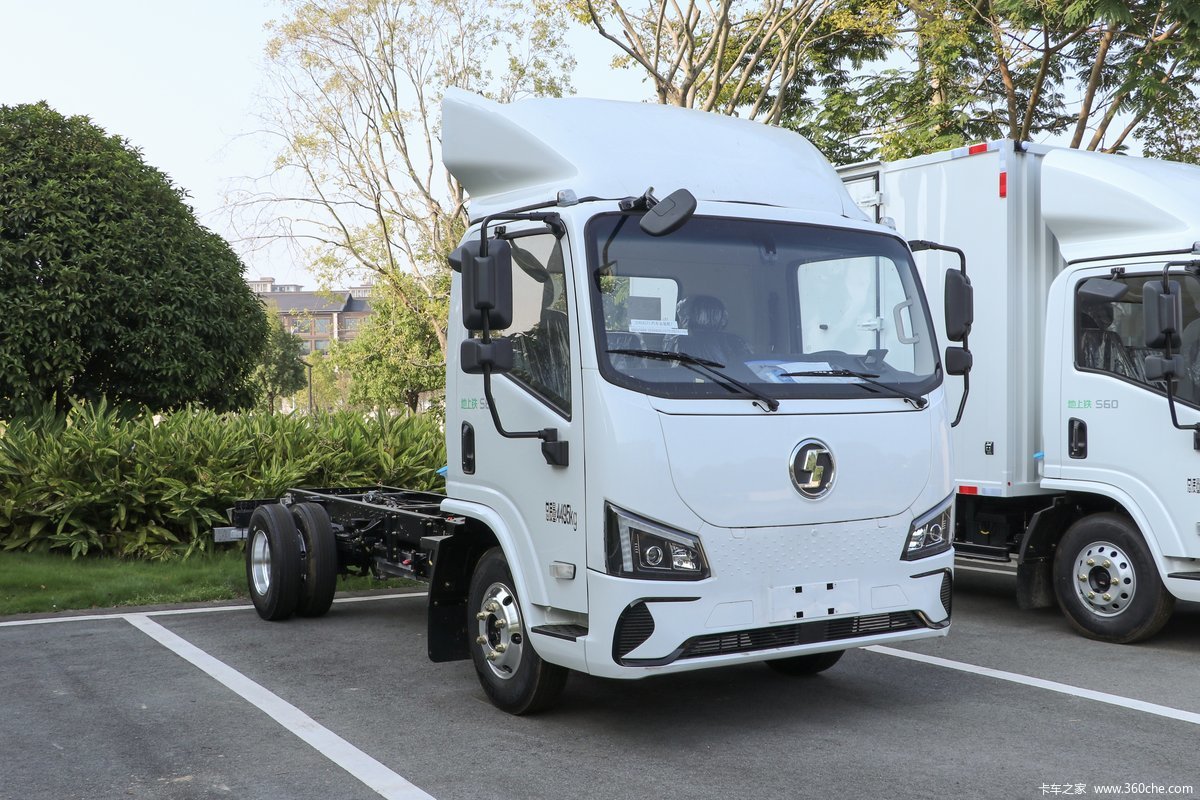 陕汽商用车 智云S300 天行版 4.5T 4.08米纯电动冷藏车(气刹)