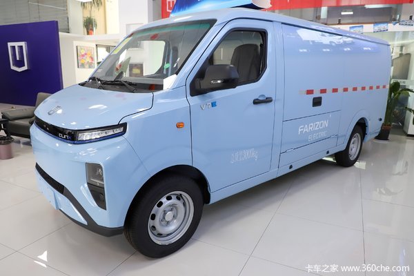 远程 星享V7E 3T 5.305米纯电动封闭货车48.38kWh