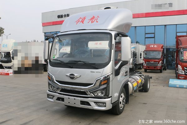 福田 时代领航大G 2L 150马力 LNG 4.2米单排仓栅式轻卡(BJ5044CCY9JCA-50)