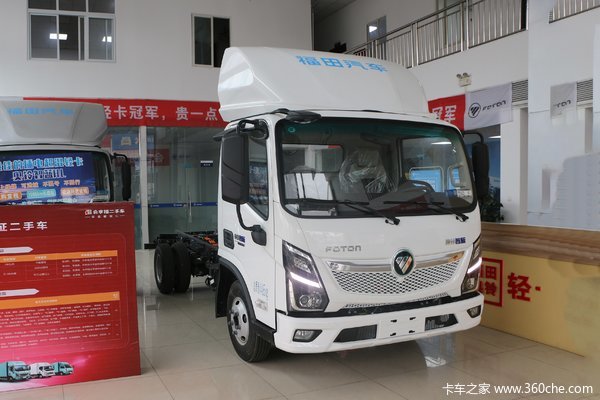 福田奥铃 智蓝EL-Plus 4.5T 4.14米单排纯电动厢式轻卡(宽体)(BJ5045XXYEV14)100.46kWh