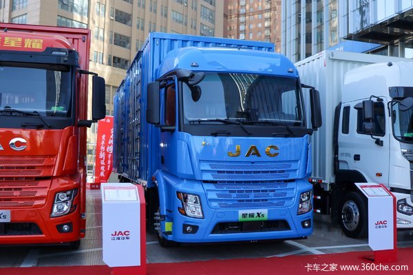 江淮 星耀X5 18T 4X2 9.8米纯电动厢式载货车(HFC5184XXYEV01)400.64kWh