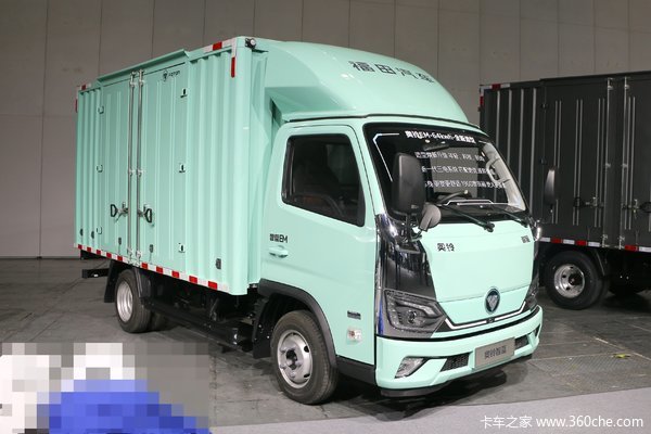 福田奥铃 智蓝EM 4.5T 3.8米单排纯电动厢式轻卡(BJ5044XXYEV4)63.75kWh