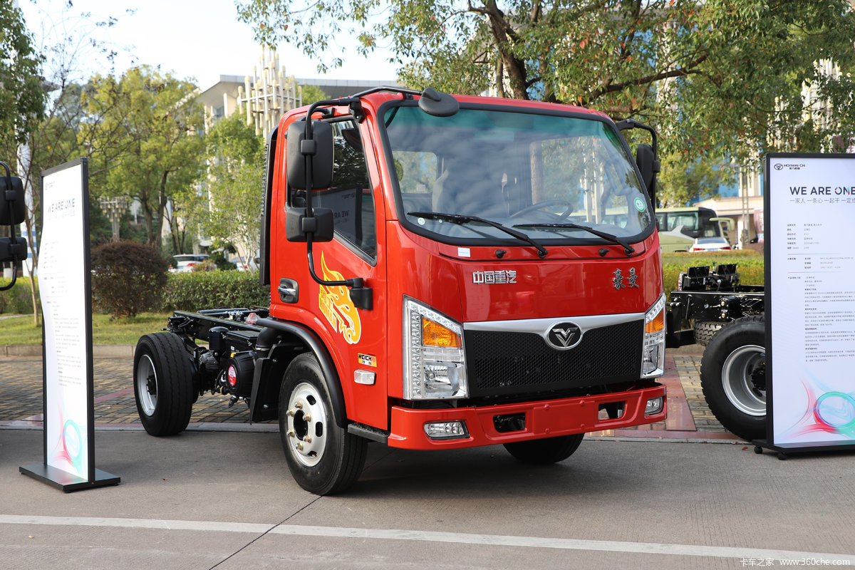 重汽豪曼 勇士M1 地库版 140马力 4X2 3.18米自卸车