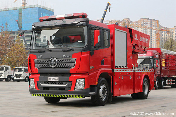 陕汽德龙X3000消防车图片